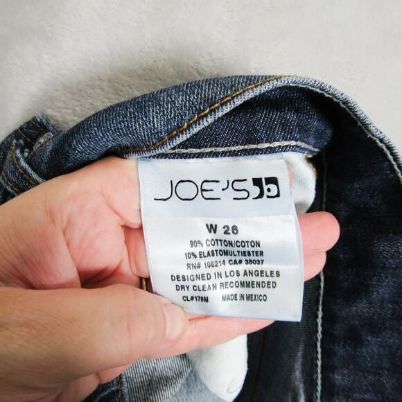 Joe’s Jeans Jean Shorts Edlyn Size 28 Medium Wash Denim Blue Short - Picture 8 of 12